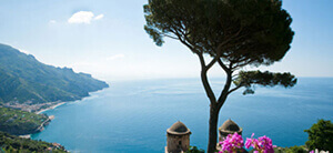 depuis l'Italie, le village d'Eze, Menton et Monaco